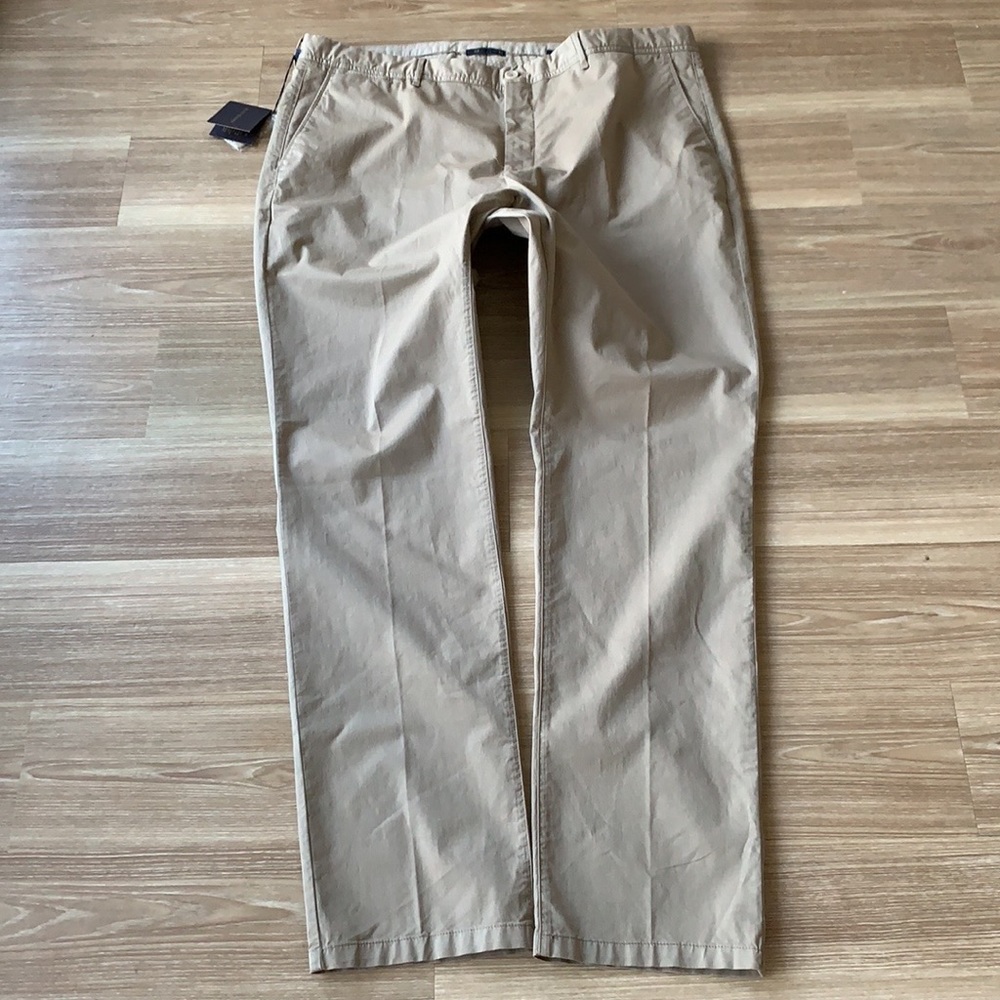 Scott Barber made Romania plainfront fitted chino